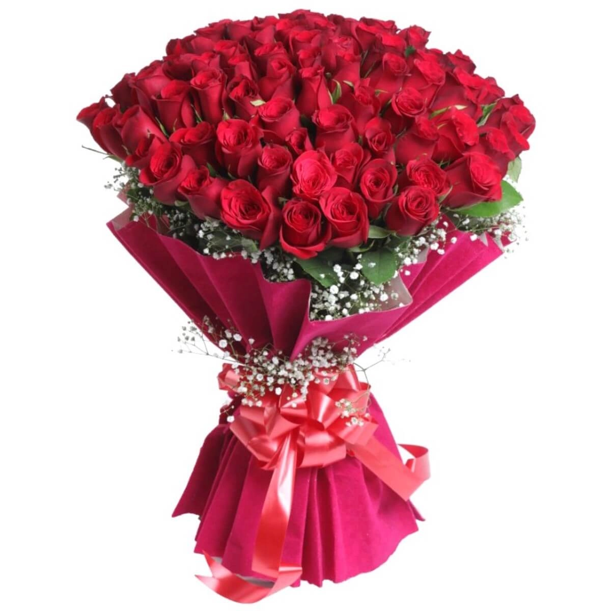 100 Red Roses Luxury Bouquet
