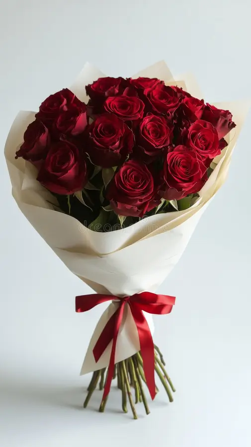 20 Red Roses Bouquet 🌹