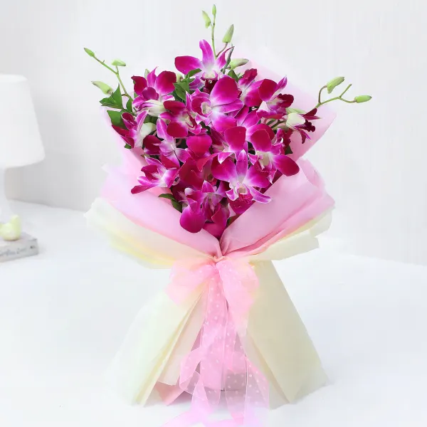 Elegant Pink Orchid Bouquet