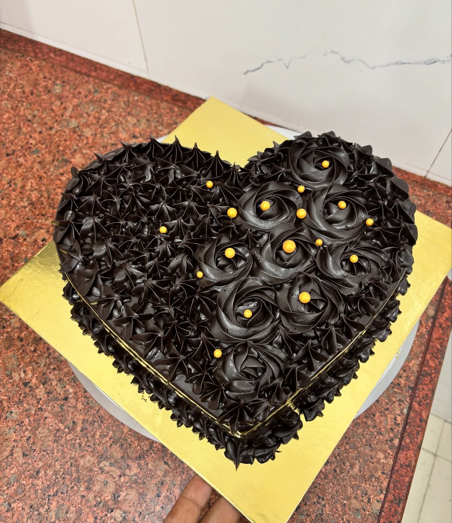 Royal Noir Chocolate Heart