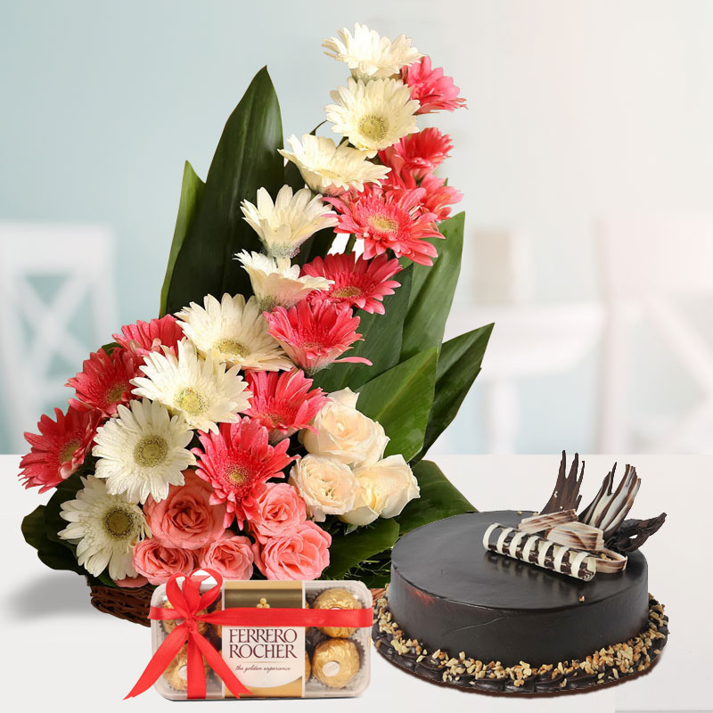 Luxury Floral Chocolate Delight
